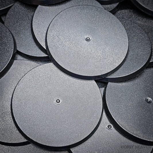 70mm Round Plain Plastic Bases