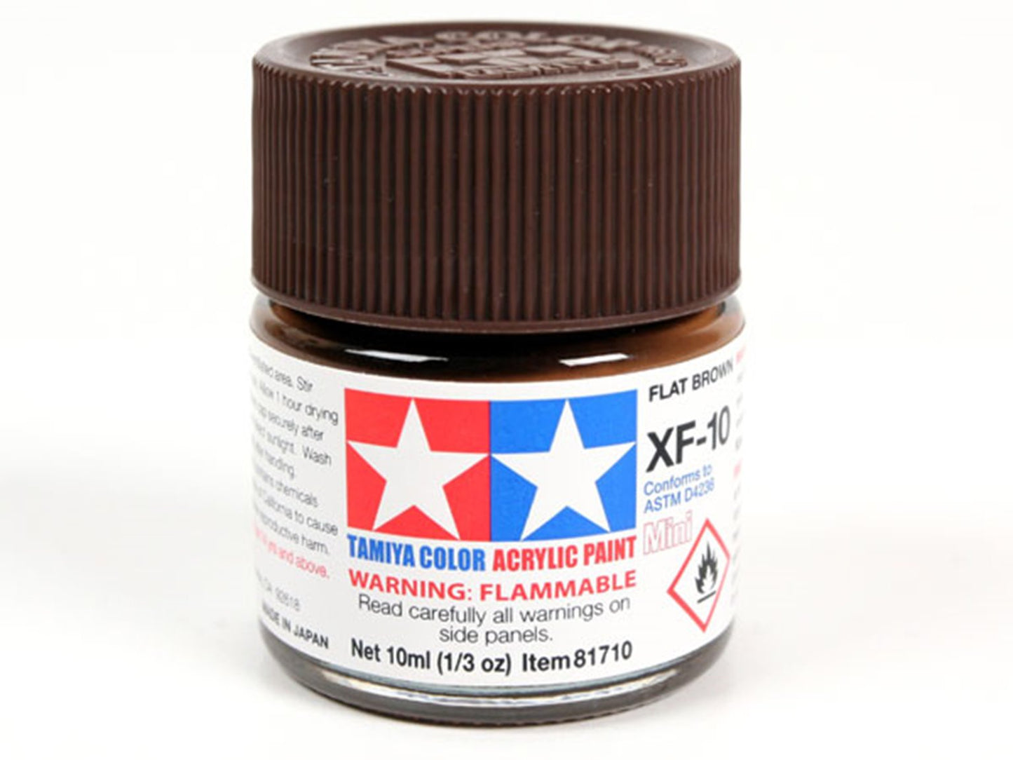 Tamiya Acrylic Paint Mini XF-10 Flat Brown