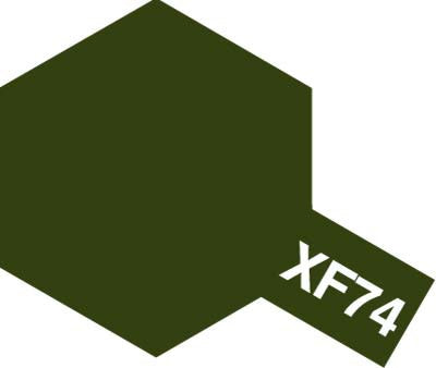 Tamiya Acrylic Paint Mini XF-74 Olive Drab (JGSDF)