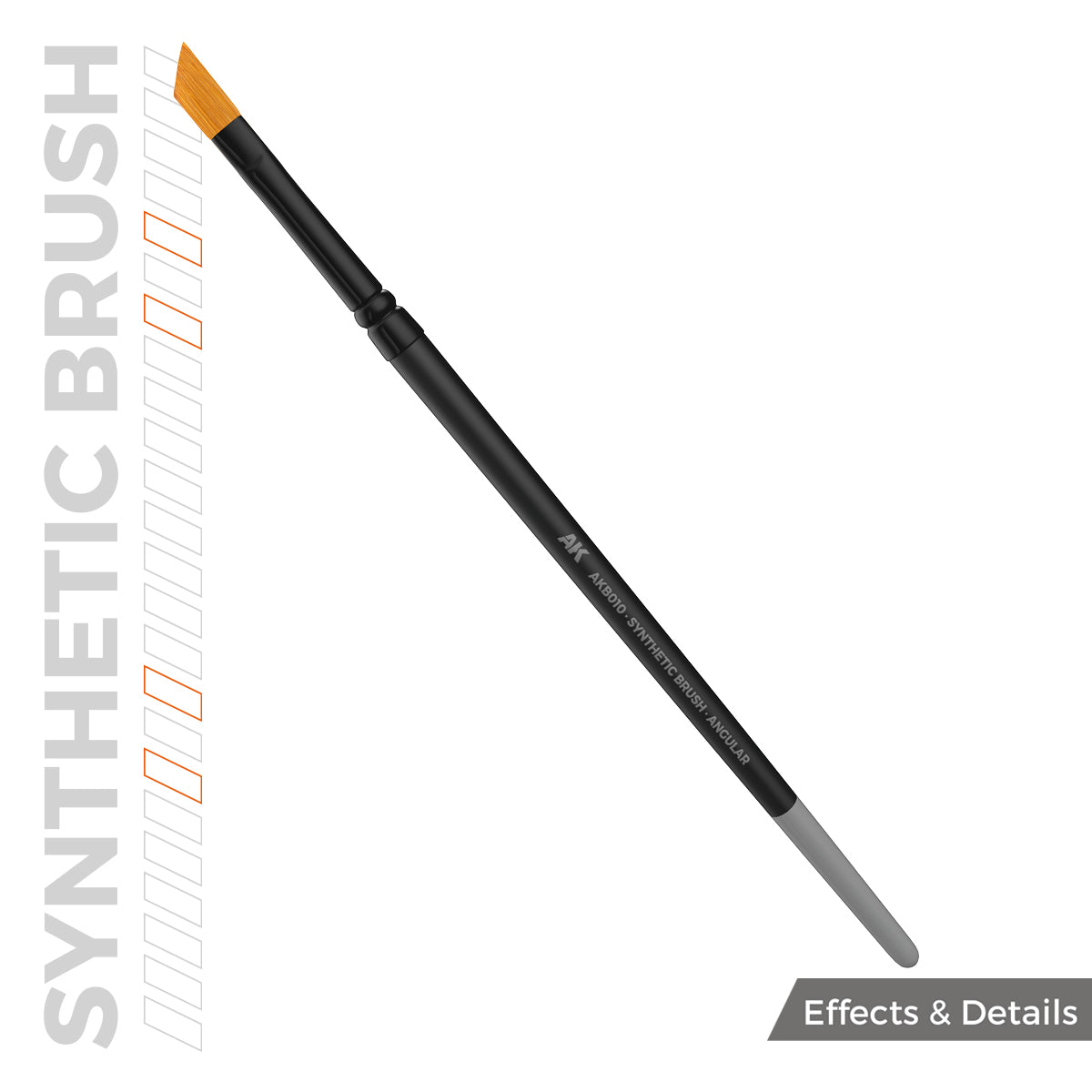 AK Interactive Synthetic Brush - Angular