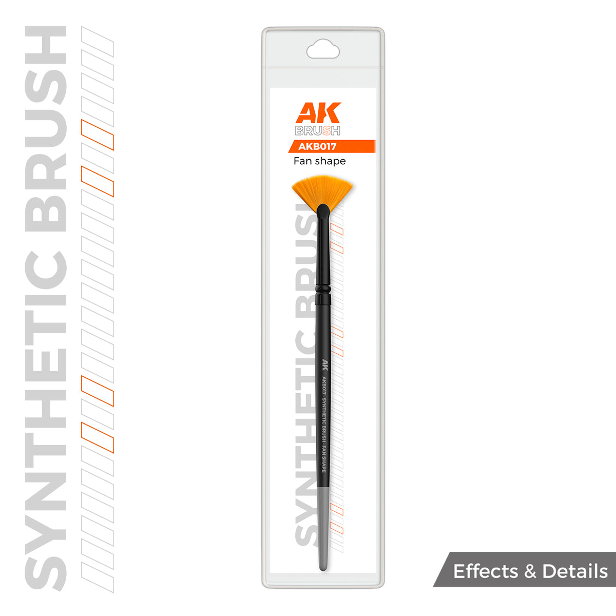AK Interactive SYNTHETIC BRUSH - FAN SHAPE