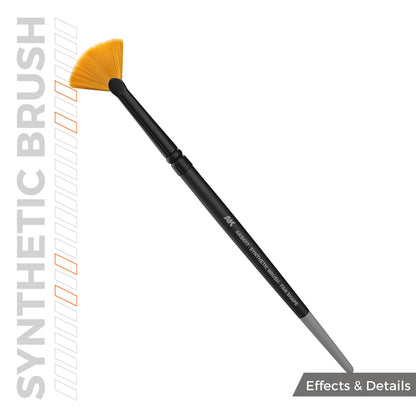 AK Interactive SYNTHETIC BRUSH - FAN SHAPE
