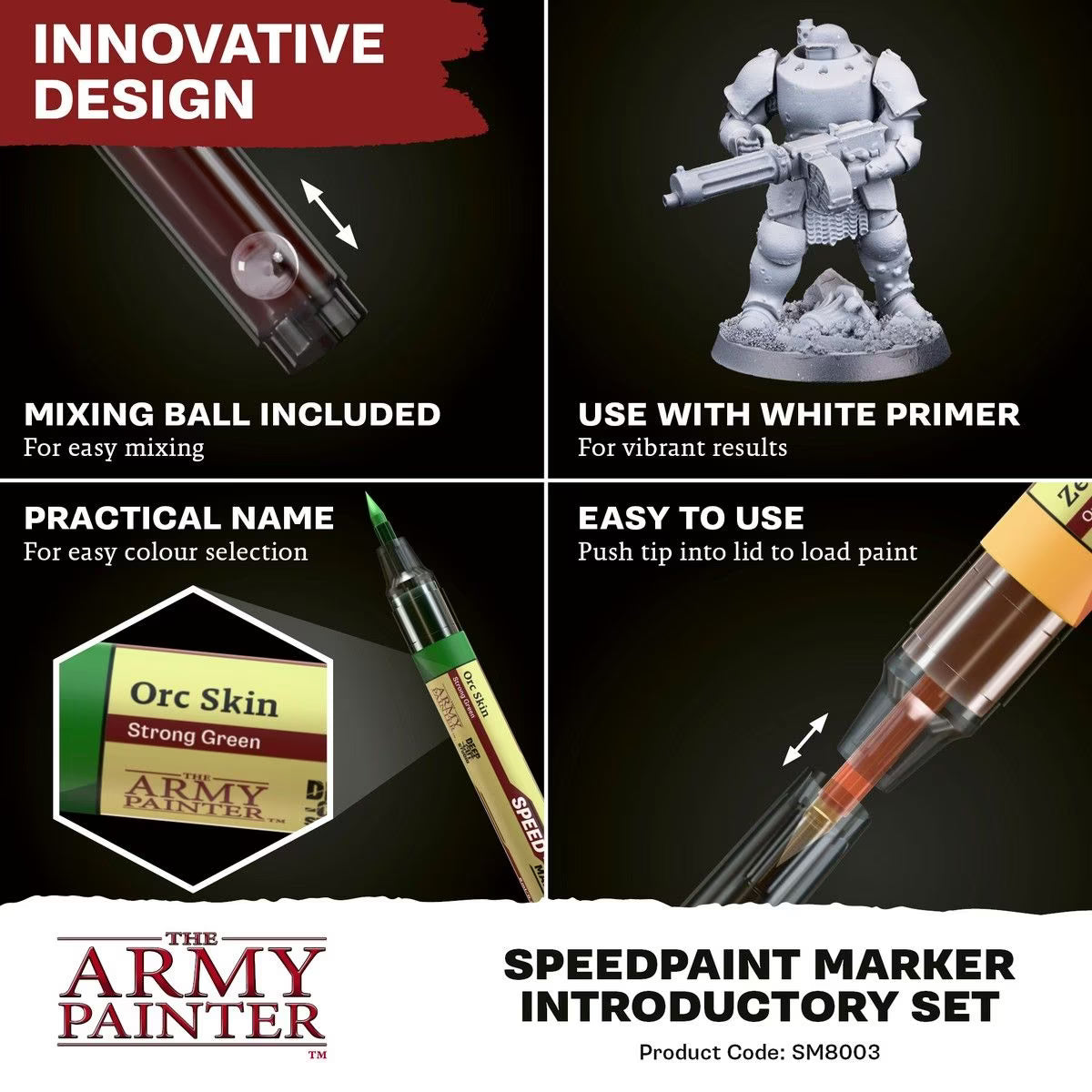 Army Painter Speedpaint Marker: Introductory Set