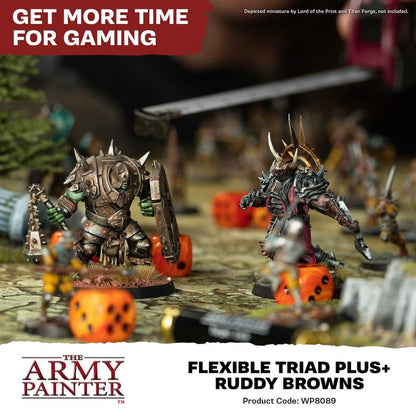 Flexible Triad PLUS+: Ruddy Browns Paint Set