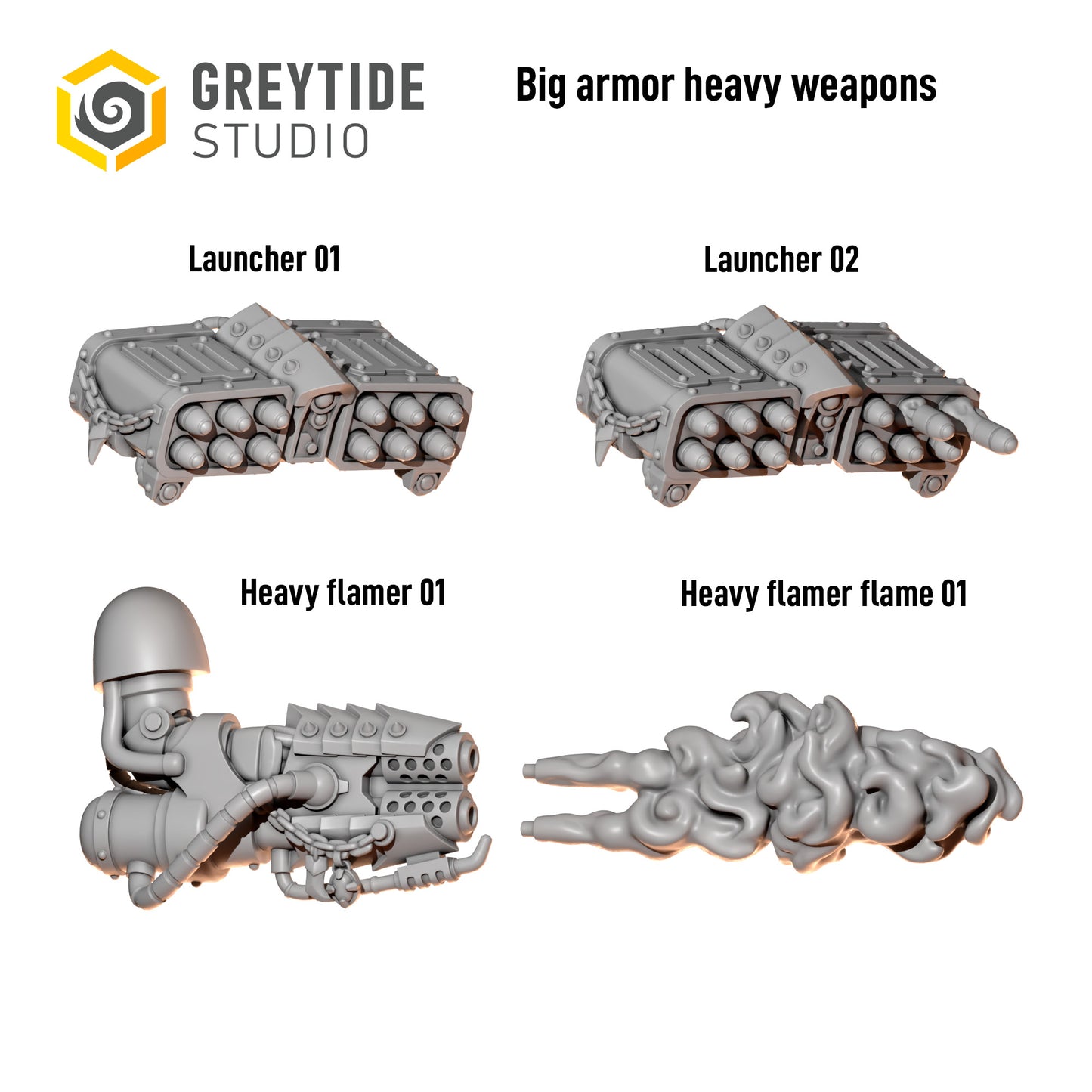 Anvil Wardens - Big Armour - Heavy Weapon Pack