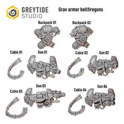 Anvil Wardens - Grav Armour Hellfire Kit