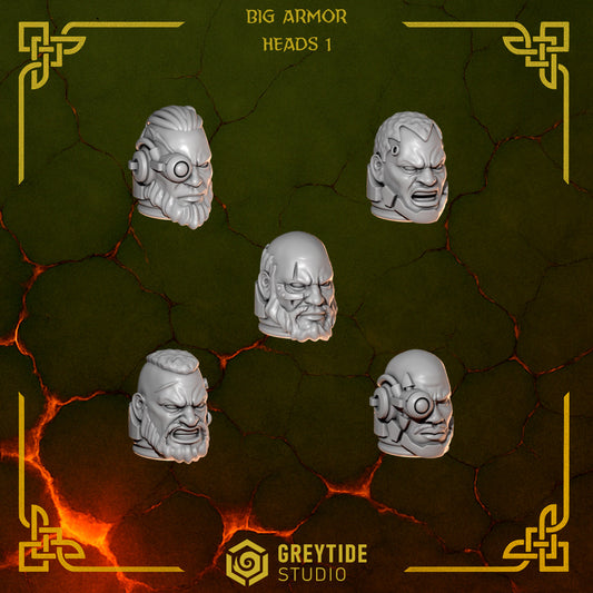 Anvil Wardens - Big Armour - Heads