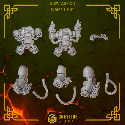 Anvil Wardens - Grav Armour Flamer Kit