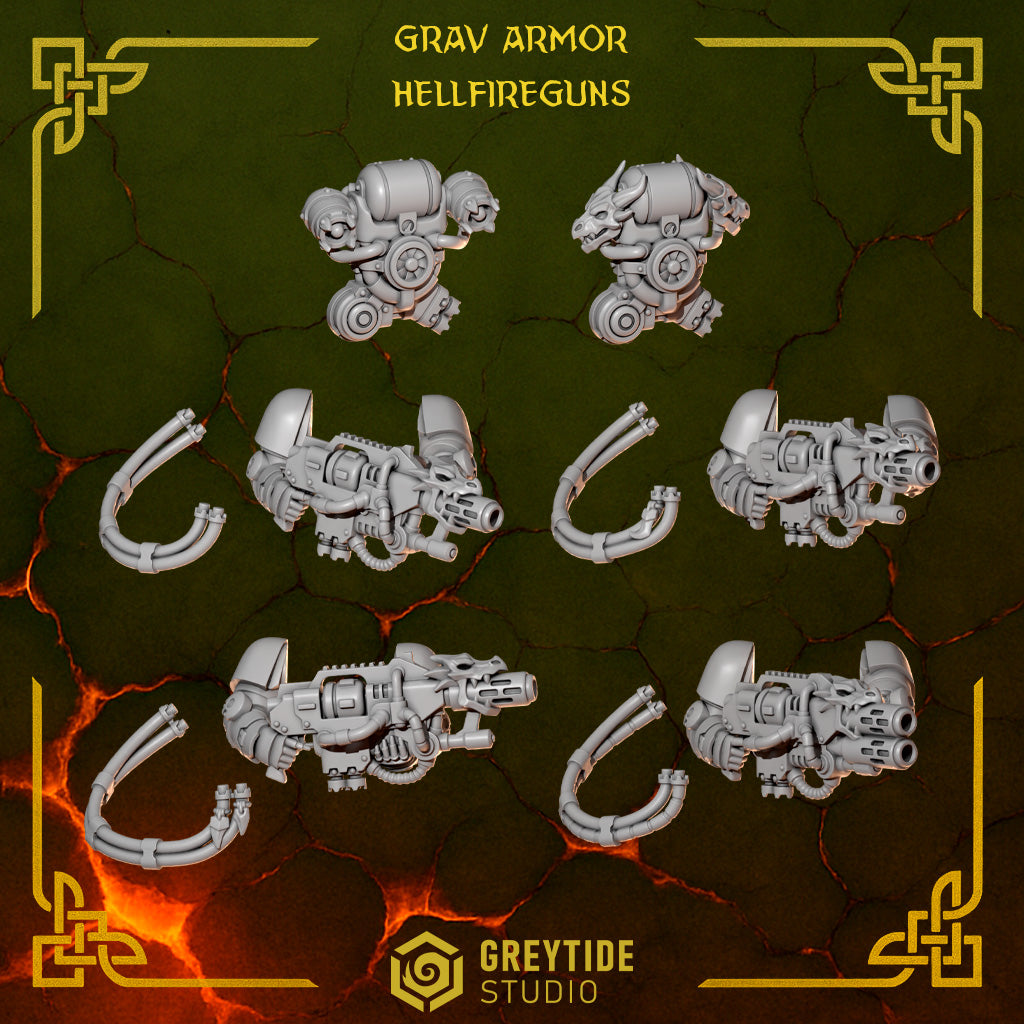 Anvil Wardens - Grav Armour Hellfire Kit