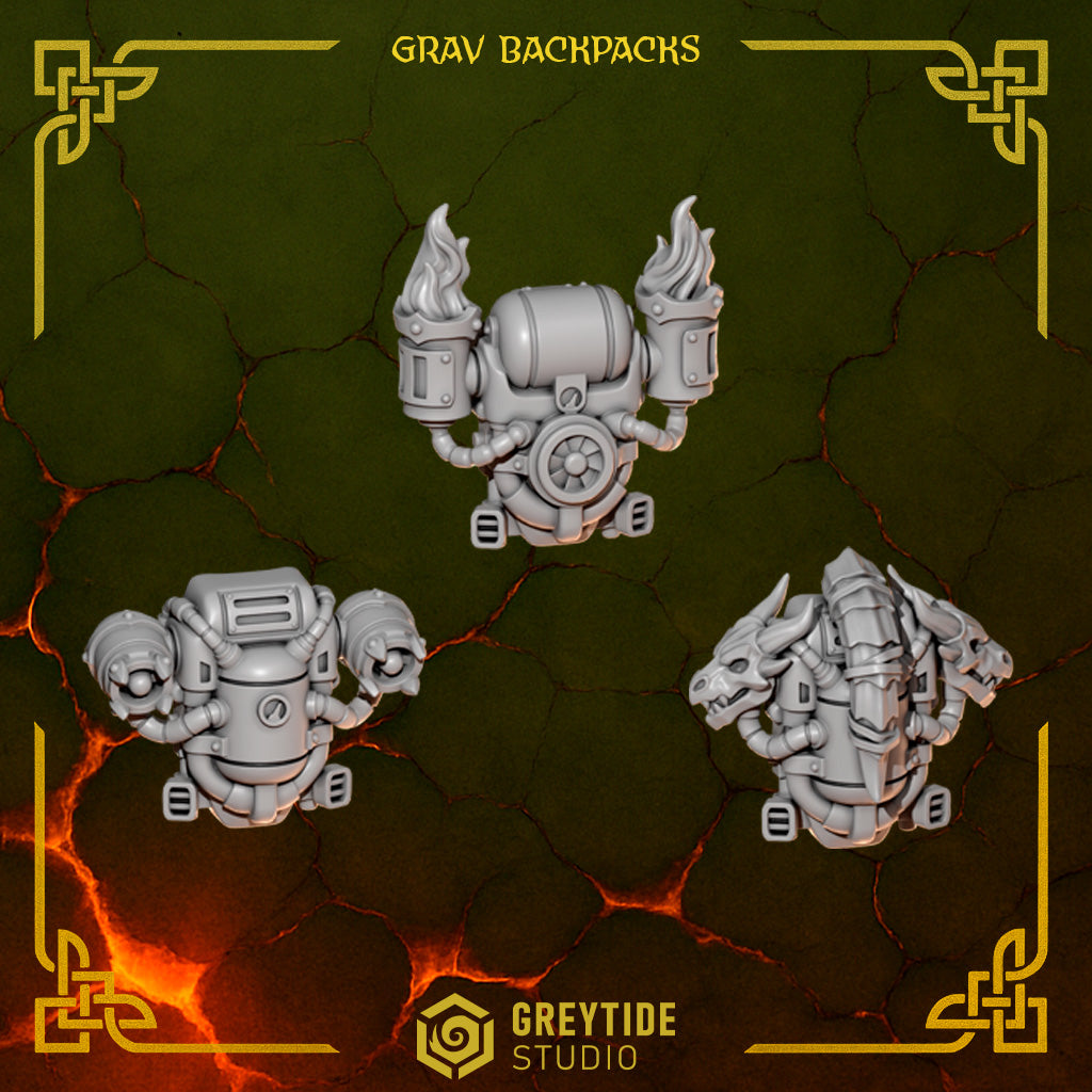 Anvil Wardens - Grav Armour Backpacks