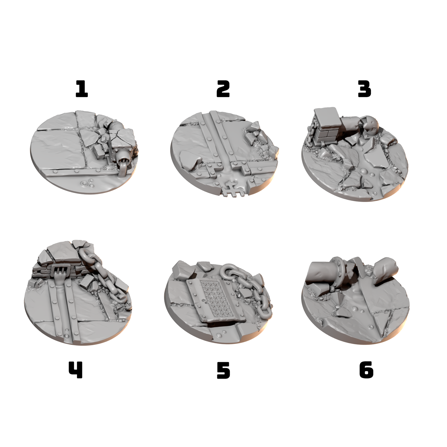 Anvil Wardens - 40mm Base Toppers