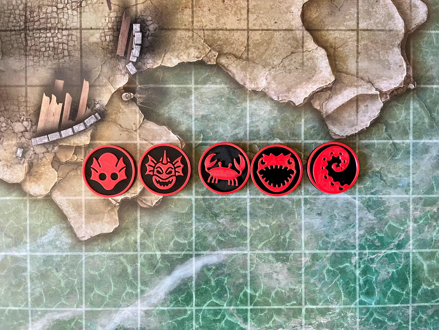 Aquatic Monster Tokens