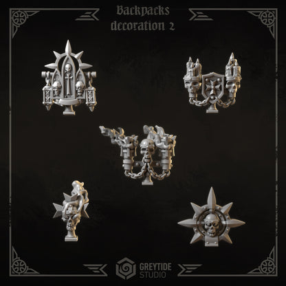 Eternal Crusaders - Backpack Decorations