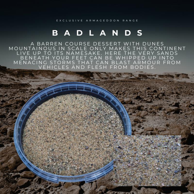 Badlands Miniature Basing Material