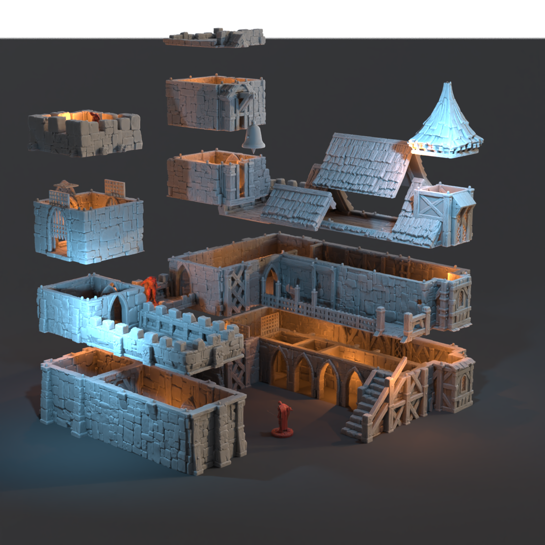 Barracks and the Bell Tower