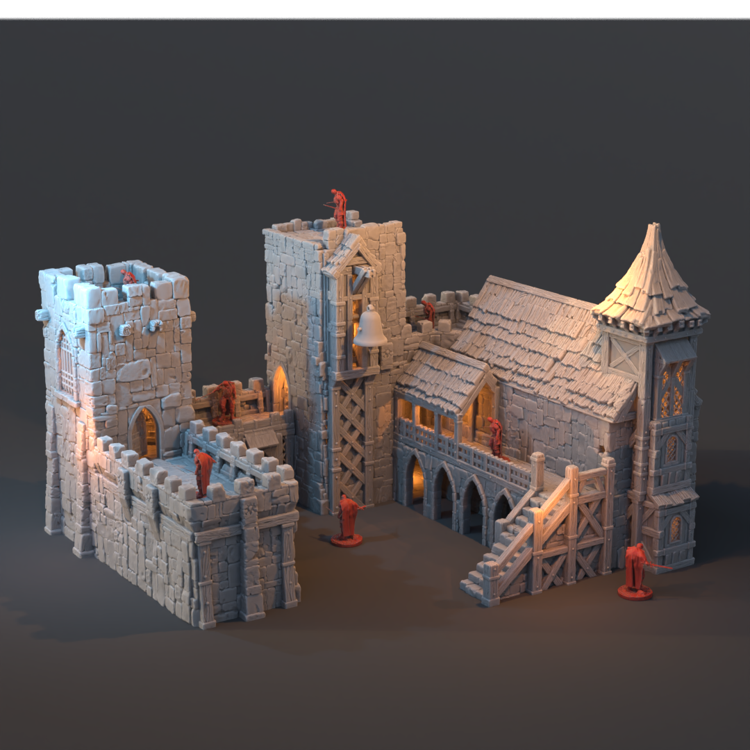 Barracks and the Bell Tower