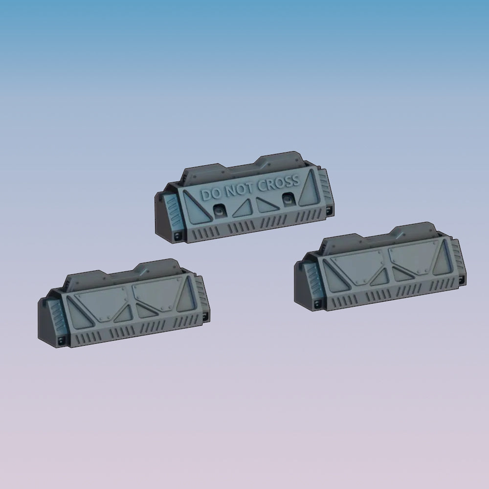 Road Barricades - Cyberpunk - Flatline City