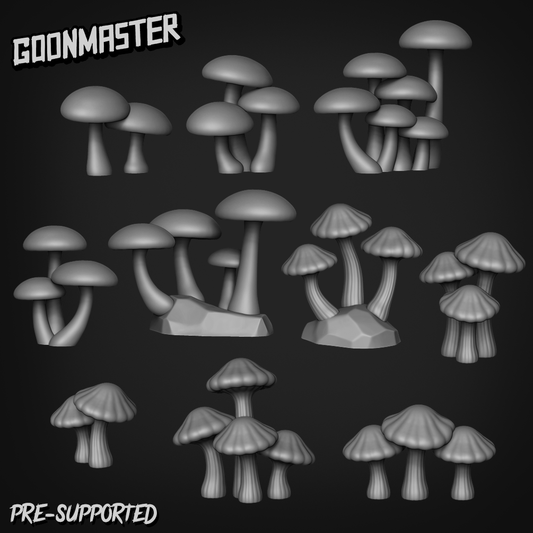 Button Mushrooms - Basing Bits