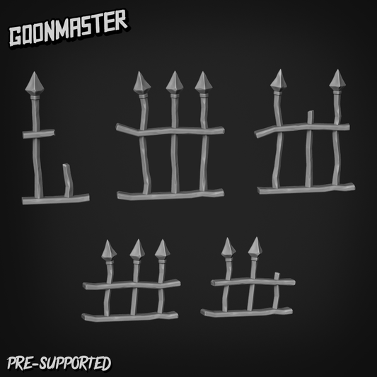 Damaged Cast Iron Fence - Basing Bits