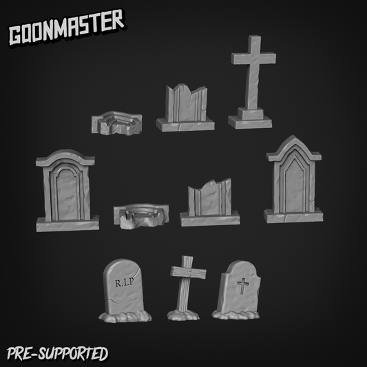 Grave Stones - Basing Bits