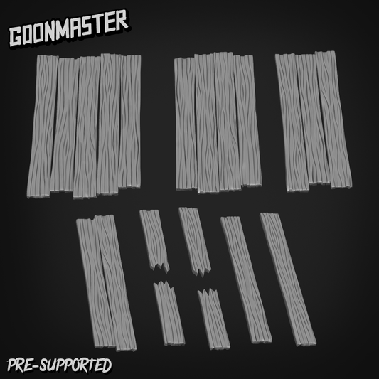 Wooden Planks - Basing Bits