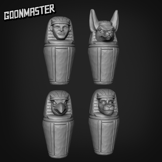 Canopic Jars - Basing Bits