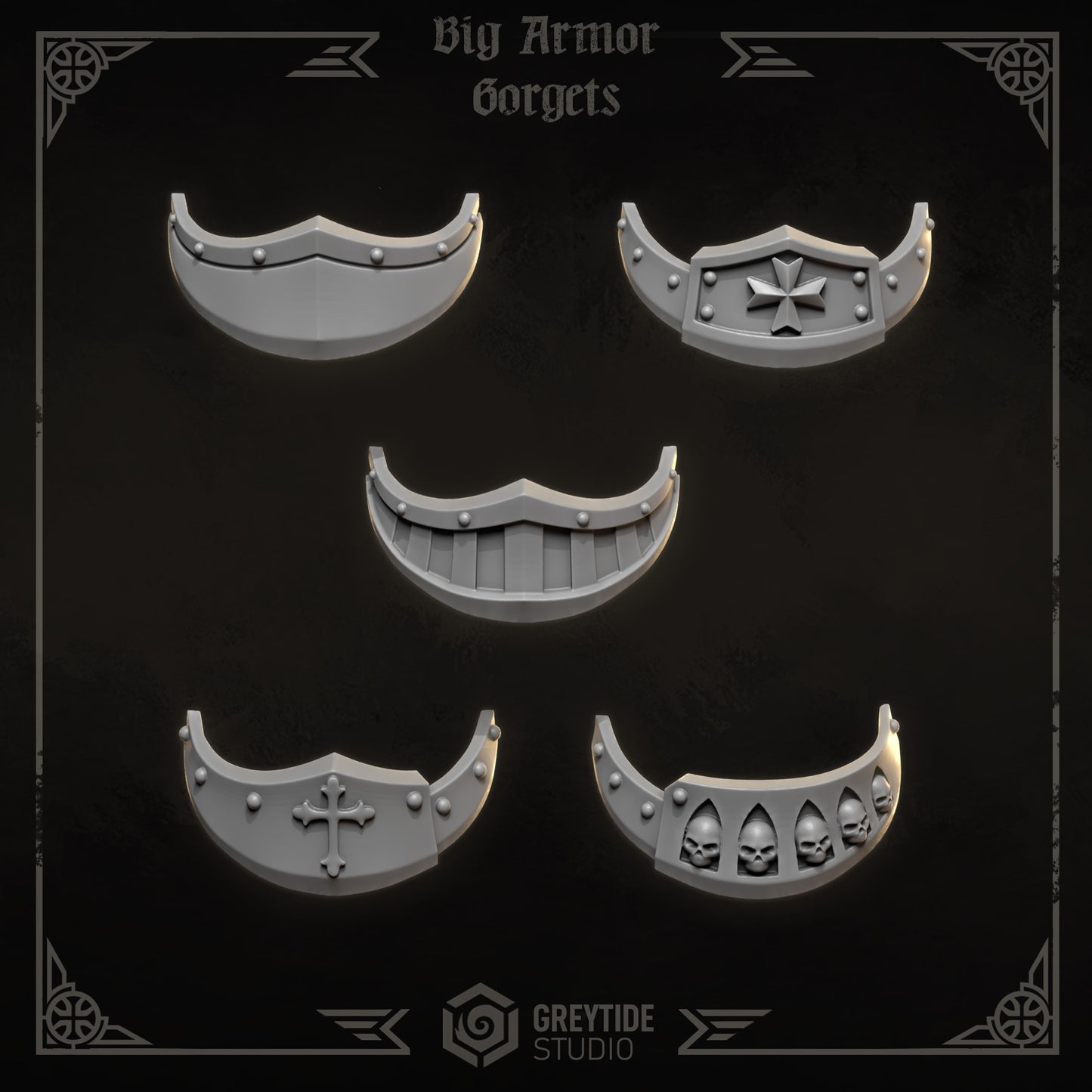 Eternal Crusaders - Big Armour Necklaces and Gorgets