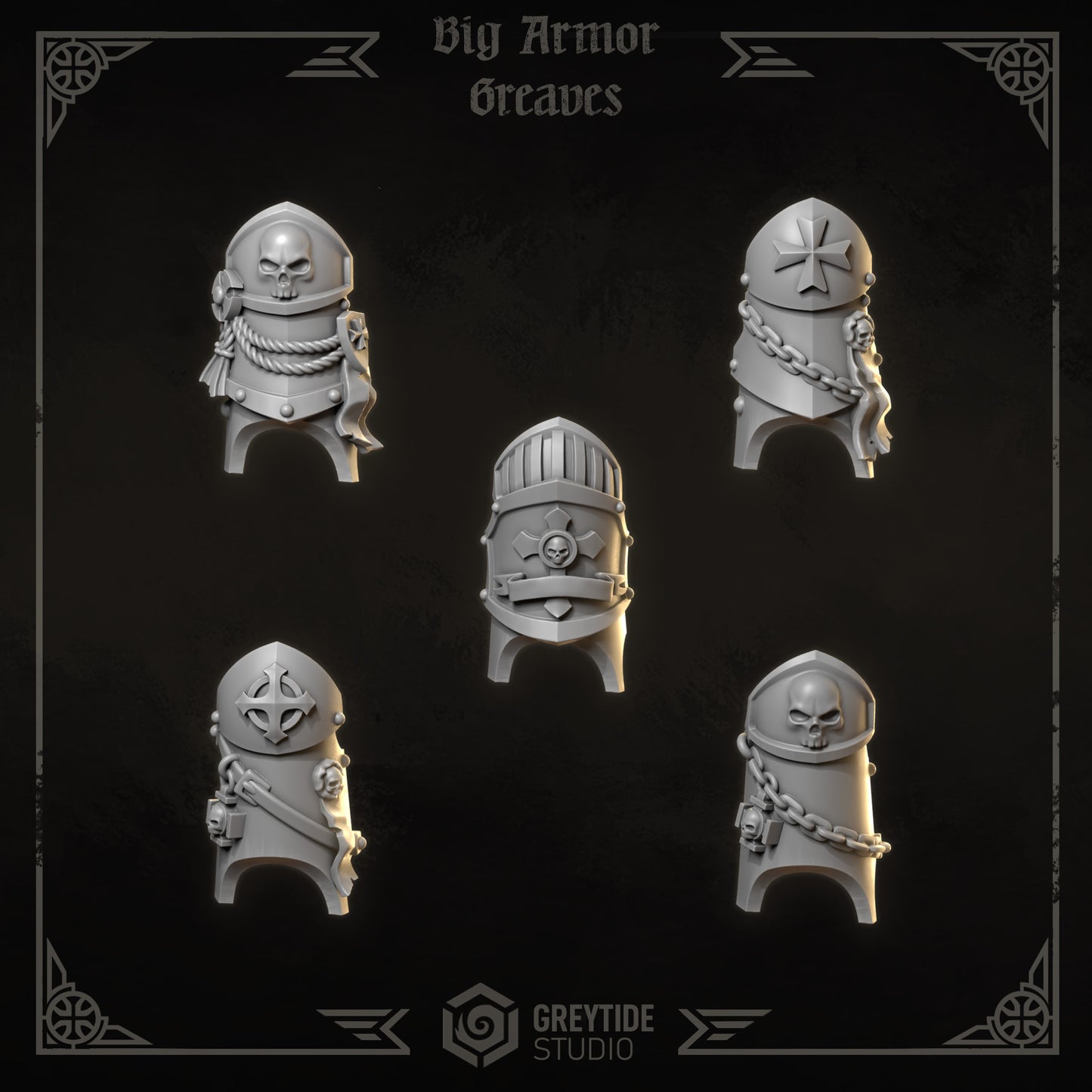Eternal Crusaders - Big Armour Greaves and Hip Plates