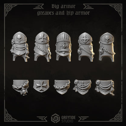 Eternal Crusaders - Big Armour Greaves and Hip Plates