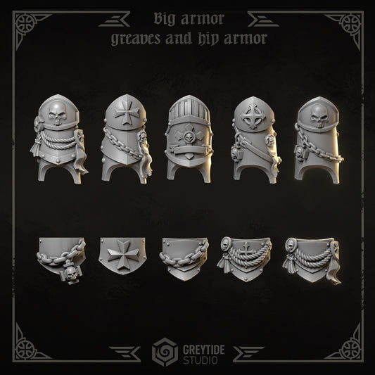 Eternal Crusaders - Big Armour Greaves and Hip Plates