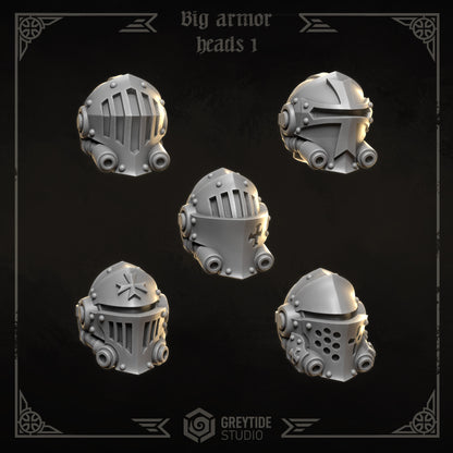 Eternal Crusaders - Big Armour Heads