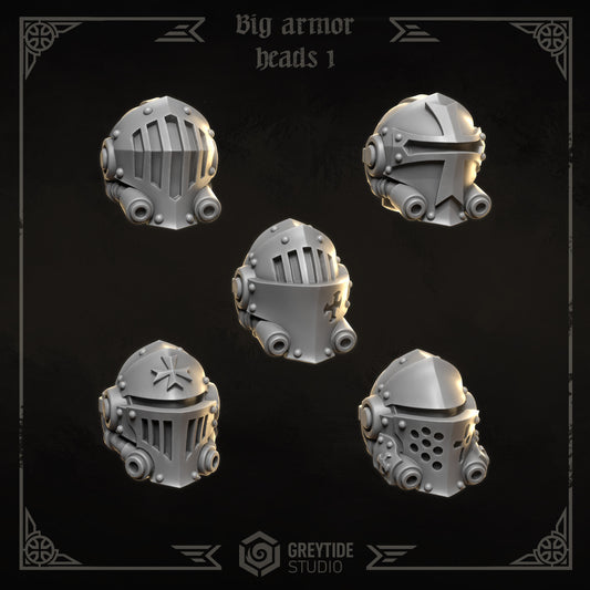 Eternal Crusaders - Big Armour Heads