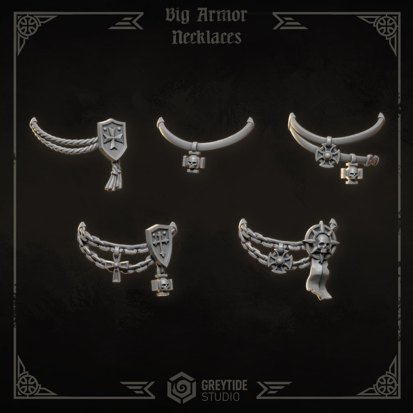 Eternal Crusaders - Big Armour Necklaces and Gorgets