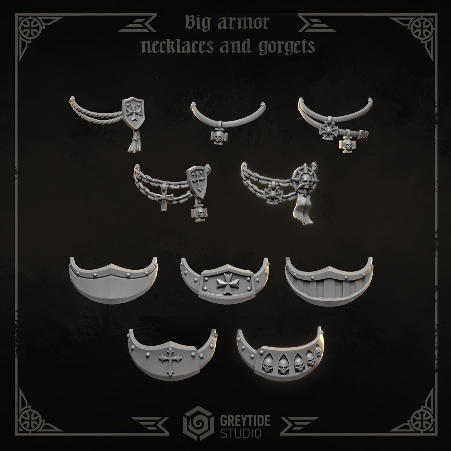 Eternal Crusaders - Big Armour Necklaces and Gorgets
