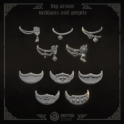Eternal Crusaders - Big Armour Necklaces and Gorgets