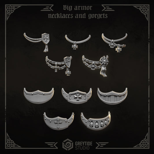 Eternal Crusaders - Big Armour Necklaces and Gorgets