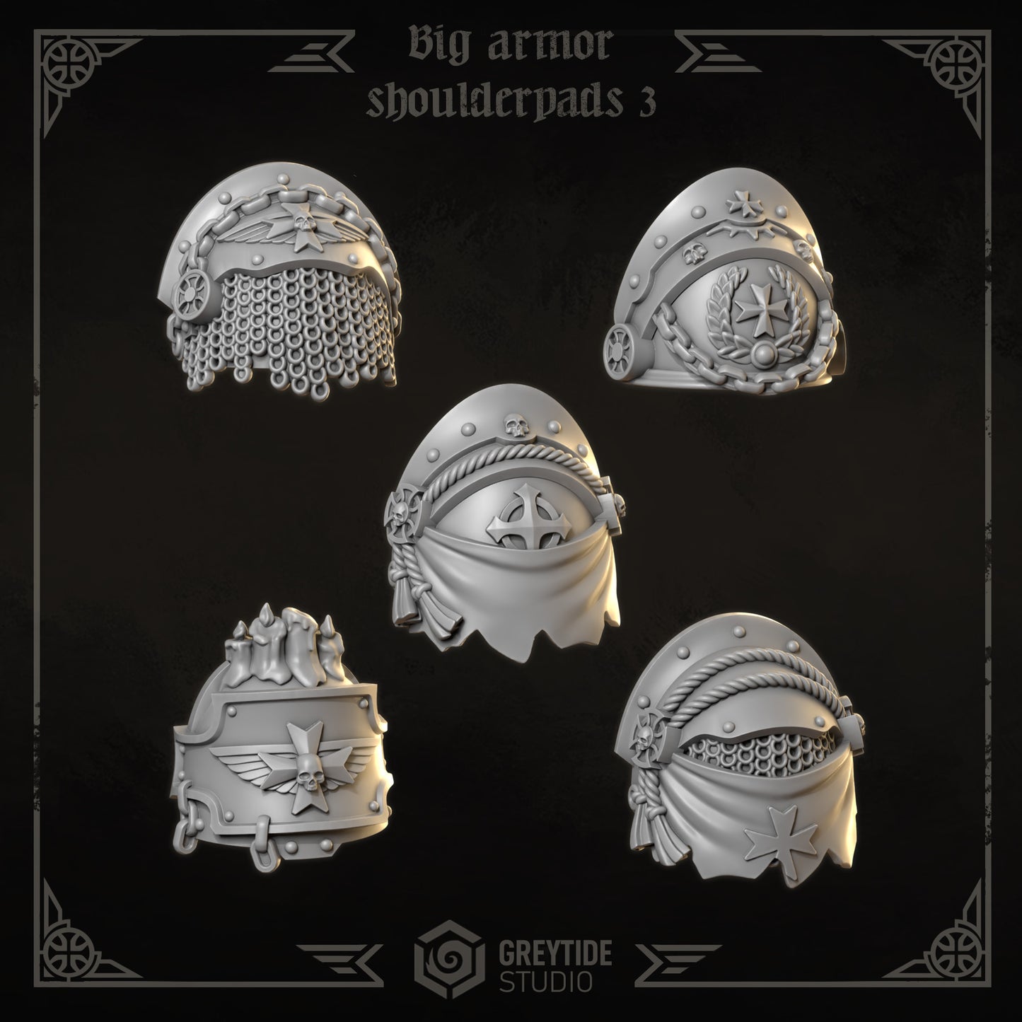 Eternal Crusaders - Big Armour Shoulder Pads