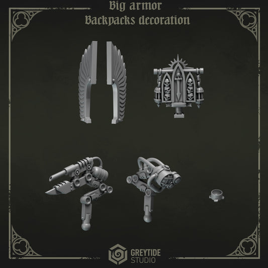 Eternal Pilgrims - Big Armour Backpack Decorations