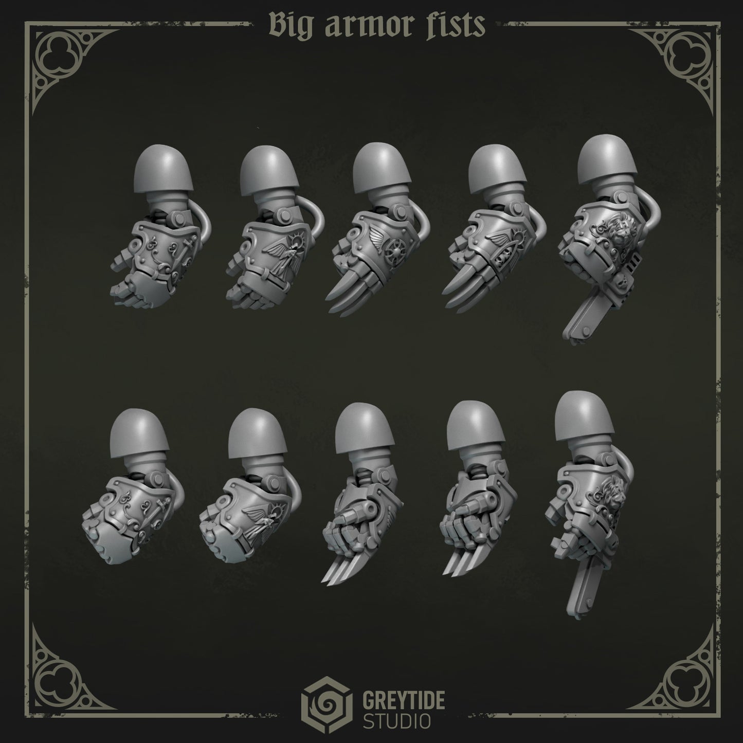 Eternal Pilgrims - Big Armour Fists and Claws