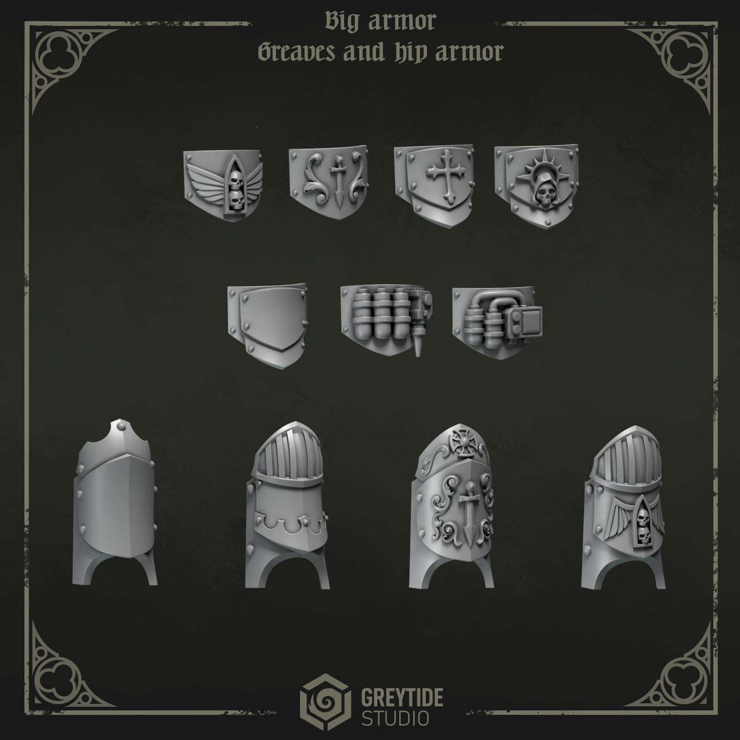 Eternal Pilgrims - Big Armour Greaves and Hip Plates