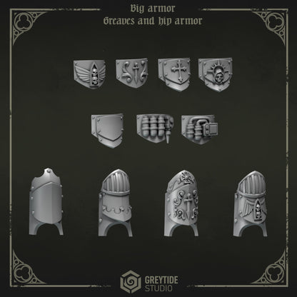 Eternal Pilgrims - Big Armour Greaves and Hip Plates