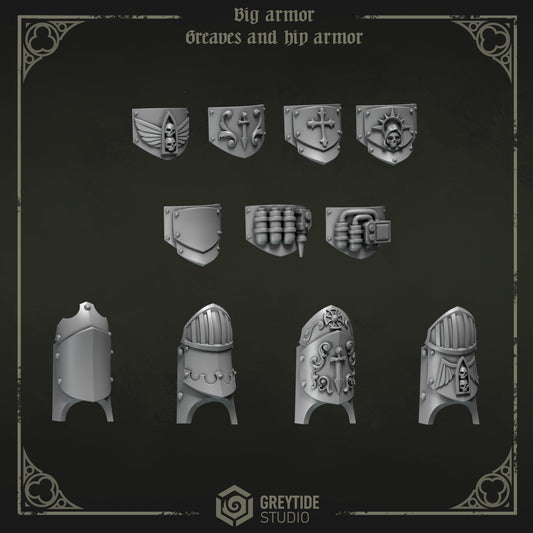 Eternal Pilgrims - Big Armour Greaves and Hip Plates