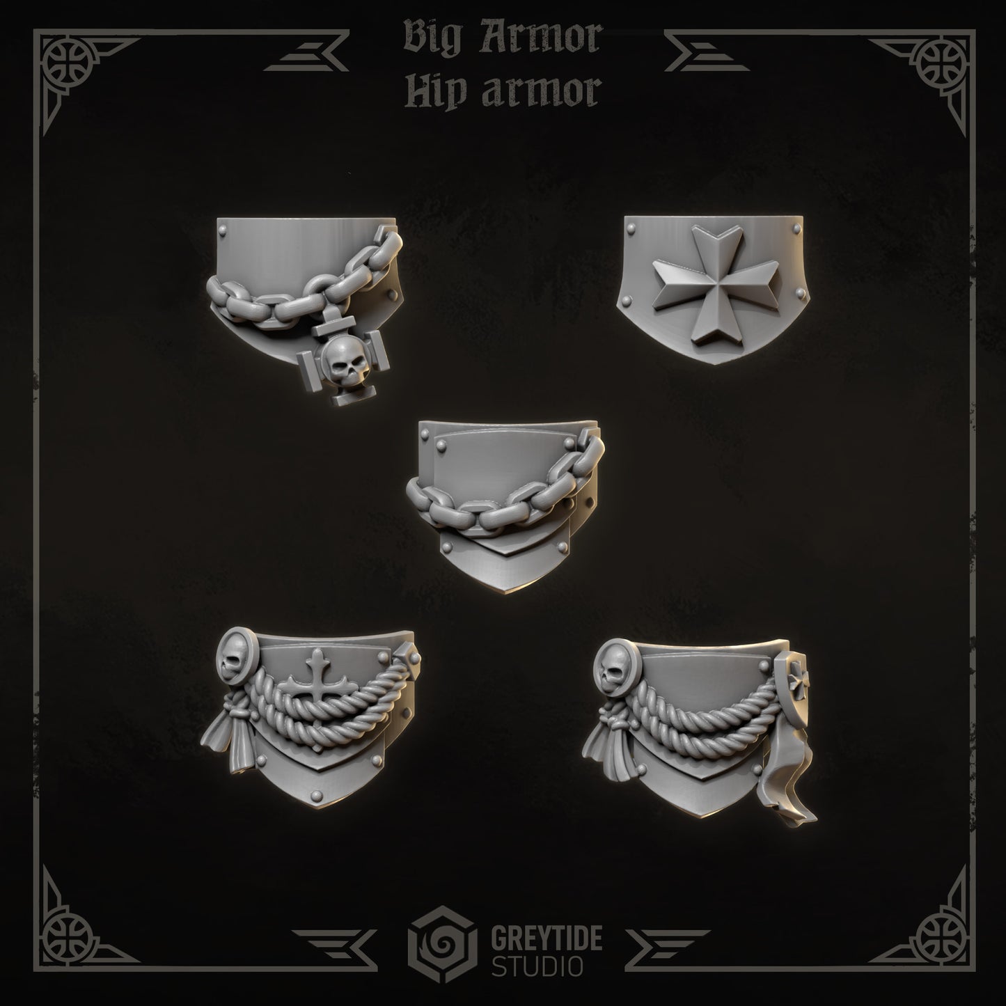 Eternal Crusaders - Big Armour Greaves and Hip Plates