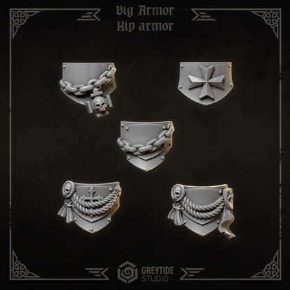 Eternal Crusaders - Big Armour Greaves and Hip Plates