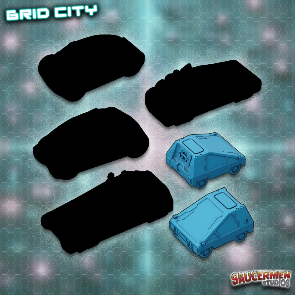 Vehicles - Cyberpunk - Grid City