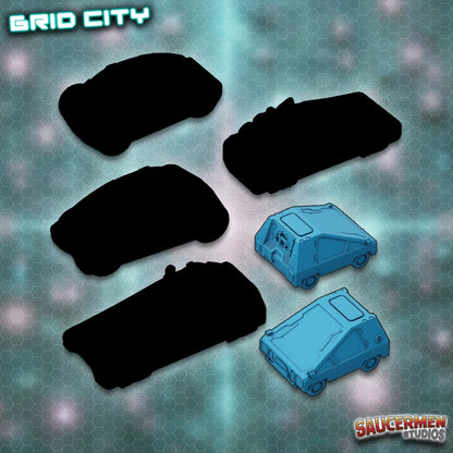Vehicles - Cyberpunk - Grid City