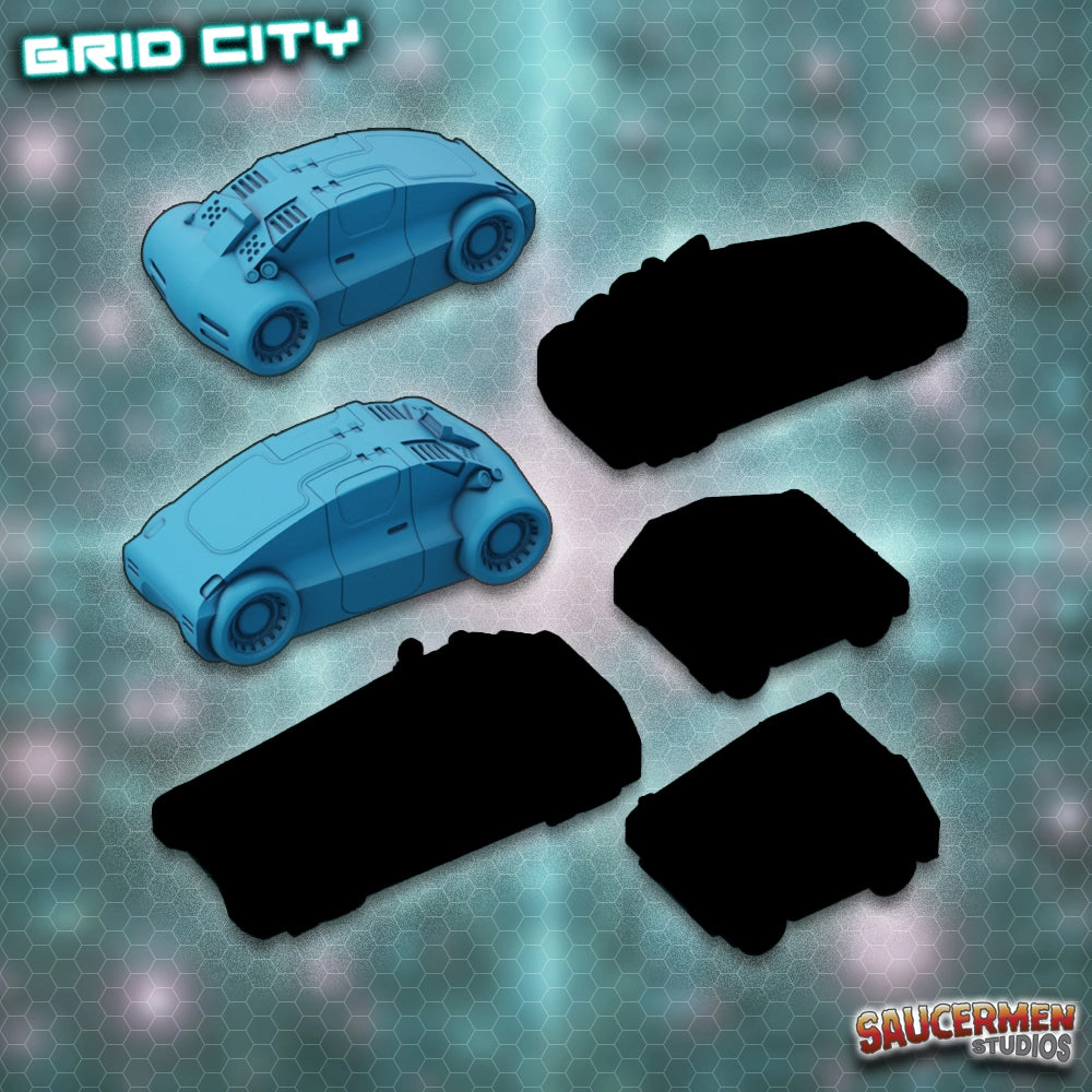 Vehicles - Cyberpunk - Grid City