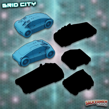 Vehicles - Cyberpunk - Grid City