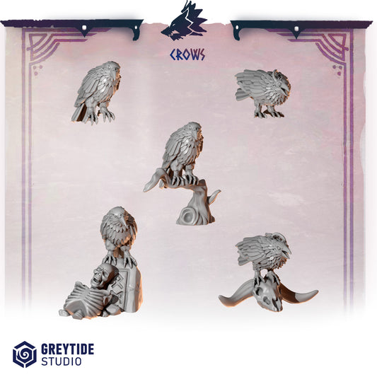 Primal Hounds - Crow Decorations