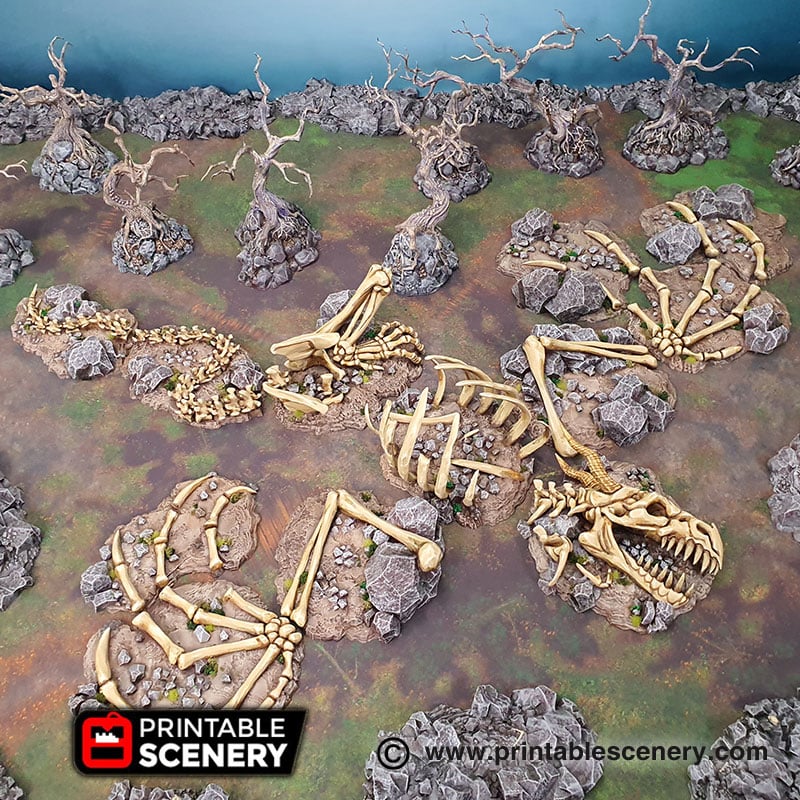 Dragon Skeleton Graveyard